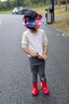 汪汪隊立大功（PAW PATROL）汪汪隊兒童雨靴卡通束口加絨雨鞋四季通用水鞋男女童防滑防水膠鞋 紅色 內長(cháng)17cm 曬單實(shí)拍圖