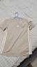 阿迪達斯（adidas）官方艦店短袖女 25夏新款舒適休閑跑步運動(dòng)服棉質(zhì)透氣時(shí)尚圓領(lǐng)T恤 礬土棕/純棉親膚/主推款 M 【165建議體重110-120斤】 曬單實(shí)拍圖