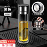 初構想一鍵開(kāi)蓋玻璃杯車(chē)載雙層茶水分離杯子速開(kāi)保泡茶杯男士開(kāi)車(chē)溫專(zhuān)用 升級版鋼蓋500ml-速開(kāi)雙層加厚 曬單實(shí)拍圖