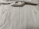 優(yōu)衣庫(kù)女裝防風(fēng)拉鏈連帽外套/內(nèi)里搖粒絨戶外防水472150 01 乳白色 M /160/84A 曬單實(shí)拍圖
