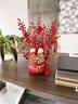 花兒適年宵花新年抱抱桶裝飾花紅果發(fā)財果客廳擺設喬遷搬家禮物新居擺件 喬遷金玉滿(mǎn)堂【特大號紅色】 送?？ㄒ惶?曬單實(shí)拍圖