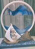 一帆風(fēng)順擺件高檔流沙畫(huà)擺件創(chuàng  )意沙漏家居客廳辦公室桌裝飾品禮物 一帆風(fēng)順-青云直上【禮盒裝】7寸 曬單實(shí)拍圖