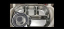 COOKSS飯盒304不銹鋼餐盒上班族小學(xué)生保溫飯盒可微波爐5分格餐盤(pán) 曬單實(shí)拍圖