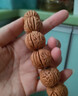 自由說(shuō)老桃核手串男女款防驚嚇護身符核桃胡原籽桃木手鏈文玩佛珠手把件 老桃核手串 曬單實(shí)拍圖