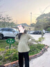 MOKPBLE孕婦裝套裝秋季寬松遮肚孕婦上衣打底中長(cháng)小個(gè)子長(cháng)袖娃娃衫春秋褲 綠色上衣（單件） XL建議125-145斤 曬單實(shí)拍圖