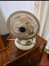 駱駝電風(fēng)扇家用電扇臺式多功能小型風(fēng)扇學(xué)生宿舍桌面風(fēng)扇可搖頭靜音辦公室桌面臺扇 米色臺扇【搖頭/2檔位】 標配【1.3米電源線(xiàn)】 曬單實(shí)拍圖