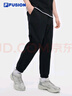 FILA FUSION斐樂潮牌針織長褲男2025夏季新款時(shí)尚寬松收口休閑褲 正黑色-BK XL 180/88A/XL 曬單實(shí)拍圖