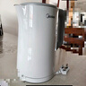 美的（Midea）電水壺熱水壺 大容量家用燒水壺 雙層防燙 304不銹鋼無(wú)縫內膽 大功率快速燒水沸騰 1.5L 【一鍵開(kāi)蓋I無(wú)縫內膽】 曬單實(shí)拍圖
