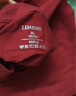 立蒙（LIMENG）男女裝素色180g全棉短袖t恤圓領(lǐng)寬松體恤打底衫 大紅 XL 曬單實(shí)拍圖