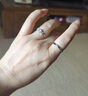 中國黃金（CHINA GOLD）S925銀一見(jiàn)鐘情戒指男女款情侶一對指環(huán)結婚教師節生日禮物送女友 【今/次日達】一見(jiàn)鐘情情侶對戒 曬單實(shí)拍圖