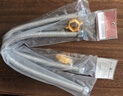 萊爾詩丹（Larsd）50CM燃氣熱水器波紋管 304不銹鋼進水軟管壁掛爐熱水器4分上水管 曬單實拍圖