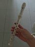 麥舒特天鵝德式高音直笛6孔8孔初學(xué)兒童小學(xué)生專(zhuān)用幼兒成人入門(mén)笛子樂(lè )器 6孔杏仁白+原裝好禮 曬單實(shí)拍圖