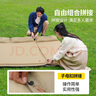 原始人露營(yíng)充氣床墊戶(hù)外睡墊便攜自動(dòng)氣墊床家用地鋪野營(yíng)帳篷地墊 三人款8cm自動(dòng)充氣墊【淺卡其】 曬單實(shí)拍圖
