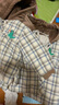 巴拉巴拉兒童外套男童衣服秋冬寶寶棉服立體連帽可愛(ài)時(shí)尚洋氣萌趣 白咖色調00415 100 曬單實(shí)拍圖