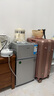 奧克斯小冰箱家用小型迷你冷藏冷凍兩用出租房宿舍用節(jié)能省電寢室辦公室電冰箱 【熱賣款 升級凈化去味】22A126DW銀 曬單實拍圖