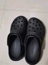 CROCS卡駱馳厚底云朵洞洞鞋|206750 黑色-001 36/37(230mm) 曬單實(shí)拍圖