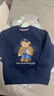 Teenie Weenie Kids小熊童裝25新款秋冬男女寶寶圓領(lǐng)印花加絨衛衣 藏青色 100 cm 曬單實(shí)拍圖