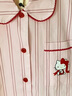 野獸派家居（tbh）三麗鷗Hello Kitty天絲棉家居服套裝四季可外穿條紋睡衣 長款  S 曬單實拍圖