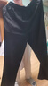 班尼路（Baleno）褲子男夏季運動冰絲高街美式潮流垂感青少年休閑黑色純色速干褲 曬單實拍圖