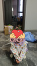 凡獵女童套裝秋裝2025新款兒童洋氣衣服寶寶襯衫牛仔褲三件套春秋 藍(lán)色 80 曬單實(shí)拍圖