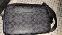 蔻馳（COACH）【品牌直供】禮物男士ELIAS單肩斜挎包炭黑色CZ401QBMI5 曬單實(shí)拍圖