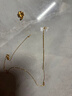 中國黃金（CHINA GOLD）四葉草黃金項鏈女足金吊墜新款生日禮物女送女友老婆媽媽結婚紀念 [京速達]足金四葉草吊墜+足金鏈 曬單實(shí)拍圖