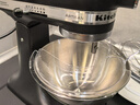KitchenAid（凱膳怡）【政府補貼】廚師機家用進(jìn)口5QT雙碗和面揉面一體機多功能攪拌機 亞光黑 5KSM165PSCBM 曬單實(shí)拍圖