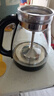 煮茶器養生壺噴淋式煮茶壺燒水壺電熱水壺蒸茶壺 蒸茶器 泡茶壺圍爐煮茶 1L煮茶器【防干燒保護】 【加厚高硼硅玻璃】 曬單實(shí)拍圖