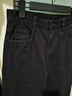 MO&Co.牛仔褲棉質(zhì)以黑套黑雙倍染色及地香蕉褲精裁高腰摩安珂 牛仔黑色 XS 25 曬單實(shí)拍圖