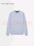 TOMMY HILFIGER【柔軟抓絨】25秋冬新款男裝美式休閑通勤簡(jiǎn)約純色圓領(lǐng)衛衣 藏青色DW5 XS （推薦：100-120斤） 曬單實(shí)拍圖