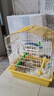 喜帥 鳥籠HA104 鸚鵡籠子虎皮牡丹別墅籠玄鳳文鳥大空間觀賞鳥籠子 曬單實(shí)拍圖
