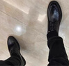 海瀾之家（HLA）皮鞋男新品商務(wù)正裝內增高男士皮鞋西裝德比鞋子男 黑色 40 曬單實(shí)拍圖