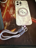 GGUUmagsafe磁吸支架適用蘋果16promax手機(jī)殼iphone16pro保護(hù)套16外15新款14女款13硅膠12全包防摔plus 草紫-洛可可發(fā)財(cái)小馬磁吸支架+繩 iPhone16ProMa 曬單實(shí)拍圖