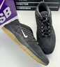 耐克（NIKE）時(shí)尚經(jīng)典舒適板鞋男士  SB Vertebrae 吸汗軟底透氣低幫 BLACK/SUMMIT WHITE-ANTHRA 39 曬單實(shí)拍圖