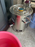 三鼎電熱開水桶開水器商用燒水桶奶茶店家用不銹鋼保溫熱水桶大容量蒸煮桶防干燒月子桶SD-30L-D加厚款 曬單實拍圖