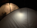 牧高笛（MOBIGARDEN）冷山輕翼 戶(hù)外徒步露營(yíng)輕量單人登山超輕便攜防雨帳篷 冷山輕翼 68D/月光白/雙人 曬單實(shí)拍圖