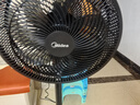 美的（Midea）電風(fēng)扇家用7葉落地扇搖頭電風(fēng)扇循臥室宿舍輕音風(fēng)扇臺式桌面小型風(fēng)扇臺地兩用升級款 黑色丨7葉臺地兩用 曬單實(shí)拍圖