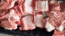 其他品牌【240天黑豬】冰鮮黑豬前小排（非純肋排）350g 曬單實(shí)拍圖