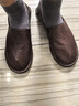 CAPLOST意大利手工鞋馬皮皮鞋男款牛皮底一腳蹬軟皮休閑鞋夏季漁夫鞋潮鞋 咖啡色 --鞋型略寬松 44 (270mm) 曬單實(shí)拍圖