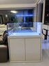 森森溪流魚(yú)缸客廳2025新款超白玻璃家用底濾金魚(yú)缸水族箱造景缸 加寬1米超白玻璃 極窄巖板工藝【三色可選】 曬單實(shí)拍圖