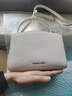 CHARLES&KEITH鱷魚(yú)紋凱莉包手提斜挎婚包包女包生日禮物CK2-50270880-1 Ivory象牙色 S 曬單實(shí)拍圖