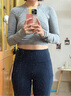 lululemon丨Swiftly Tech 女士運動(dòng)短款長(cháng)袖 T 恤 2.0 LW3GH4S 石板灰/白 XXS /2 曬單實(shí)拍圖