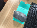 羅技（Logitech）M186 企業(yè)級(jí)無(wú)線辦公（M185/M187P）筆記本臺(tái)式電腦對(duì)稱鼠標(biāo) 帶無(wú)線2.4G接收器 黑灰【團(tuán)單優(yōu)惠】 曬單實(shí)拍圖