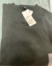 優(yōu)衣庫男裝柔軟針織搖粒絨圓領(lǐng)套頭衫/長(cháng)袖T恤25秋冬新款479791 58 深綠色 XL /180/108B 曬單實(shí)拍圖