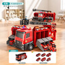 貝初眾兒童玩具男孩1-3-6歲男童2-4-5歲益智合金消防車(chē)玩具小孩生日禮物 山姆同款消防車(chē)【6合金消防車(chē)+早教+燈光音效】禮盒 兩三四五歲小朋友小學(xué)生變形噴水消防玩具車(chē) 曬單實(shí)拍圖