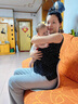 歐孕喂奶座椅孕婦哺乳床上護腰寶媽靠背產(chǎn)后月子久坐人體工學(xué)坐墊椅 淺灰【加大款 300斤以下適用】 曬單實(shí)拍圖