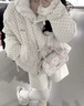 葡束冬季超好看棉服女2025新款學(xué)生小個(gè)子波點(diǎn)羽棉襖絨服短款棉衣外套 波點(diǎn)棉服 均碼 【可備注碼數】 曬單實(shí)拍圖