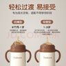 COOKSS嬰幼兒保溫杯奶瓶寶寶水杯兒童吸管杯學(xué)飲杯帶刻度一歲小月齡外出 曬單實(shí)拍圖