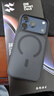 藍(lán)猩先生適用蘋(píng)果17Pro手機(jī)殼 iPhone17pro保護(hù)殼AI按鍵橙標(biāo)膚感磁吸防滑親膚防摔手機(jī)保護(hù)套 黑 曬單實(shí)拍圖