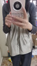 綠菲爾防輻射服孕婦裝吊帶孕婦防輻射衣服上班肚兜銀纖維內穿大碼防輻射 C款時(shí)尚V領(lǐng) L 曬單實(shí)拍圖